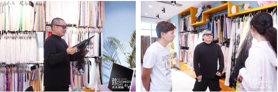 精準對接，暢談合作！經(jīng)緯大師梁宇走進柯橋面料企業(yè)