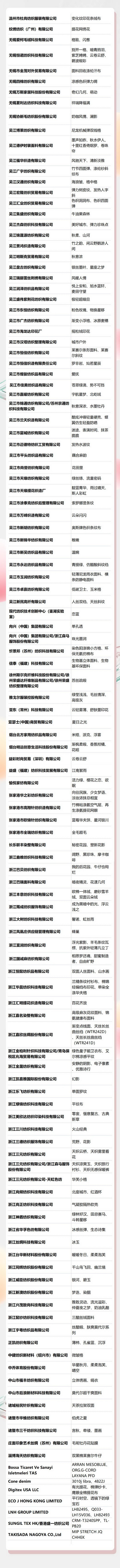 重磅揭曉！第50屆（2024/25秋冬）中國流行面料入圍評審獲獎名單公布！