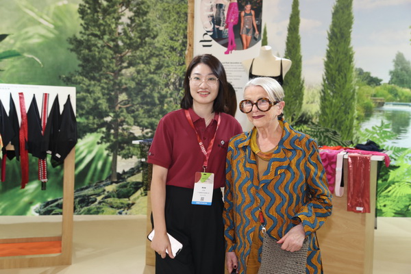 高端女士內(nèi)衣面輔料供應(yīng)商--健萌紡織盛裝參加INTERFILIERE Shanghai