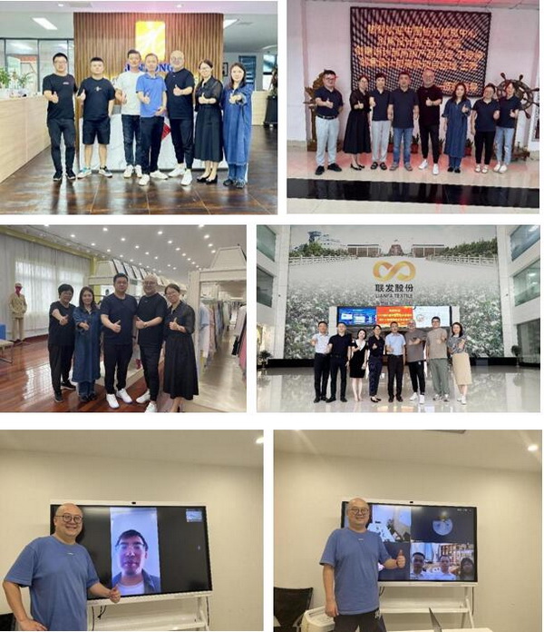 12家面料企業(yè)驗證順利完成！ 2023中國生態(tài)環(huán)保面料設(shè)計大賽組委會走進企業(yè)