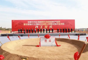 安徽華茂生物基聚乳酸新材料產(chǎn)業(yè)園暨安徽新元生物科技有限公司聚乳酸纖維項目開工