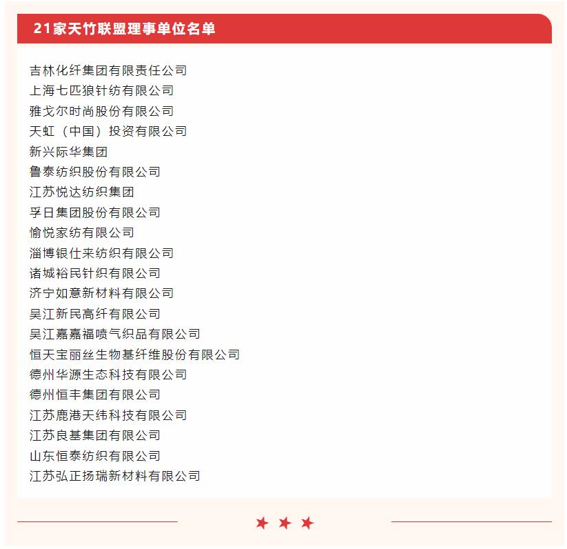 天竹聯(lián)盟再次擴(kuò)容，新增理事單位21家會(huì)員單位19家