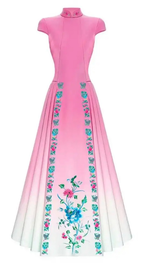 第十五屆全運會頒獎禮服發(fā)布：馬面裙、三藍繡、旗袍領(lǐng)，非遺元素彰顯灣區(qū)魅力