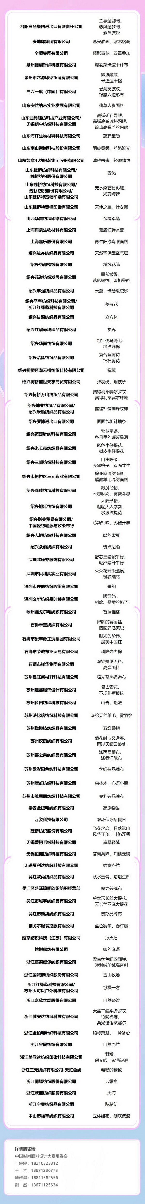 重磅出爐！2025中國時(shí)尚面料設(shè)計(jì)大賽獲獎名單