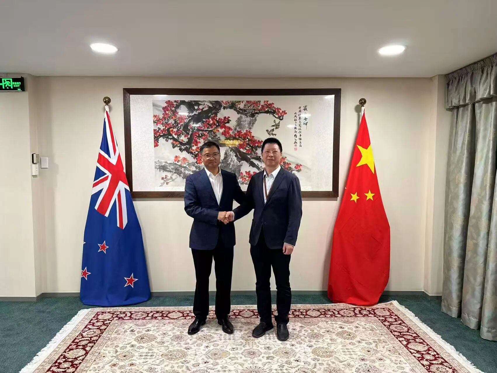 中國(guó)紡織品進(jìn)出口商會(huì)曹甲昌會(huì)長(zhǎng)率團(tuán)出訪新西蘭
